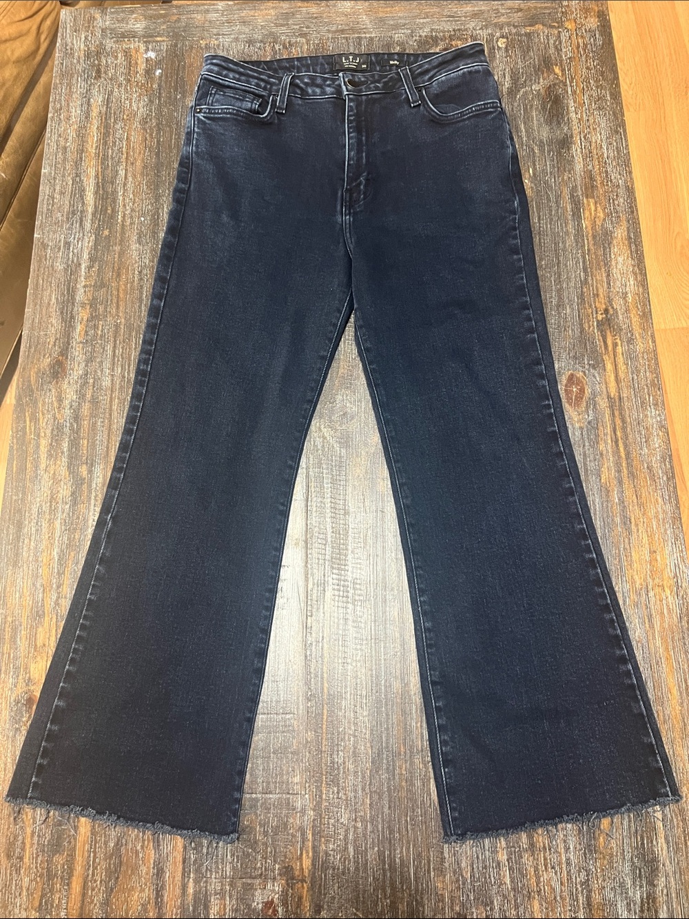 Letters to Juliet High-Rise Dark Flare Jeans โ Classic Wide Leg - L.T.J. Sicily